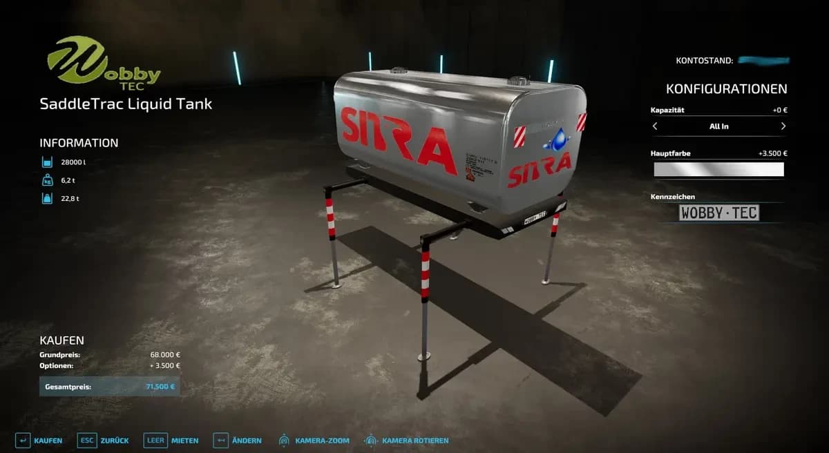 SADDLETRAC LIQUID TANKS 2