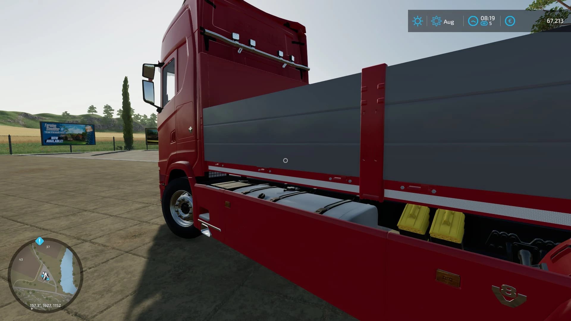 SCANIA S 6X4 DROP SIDE