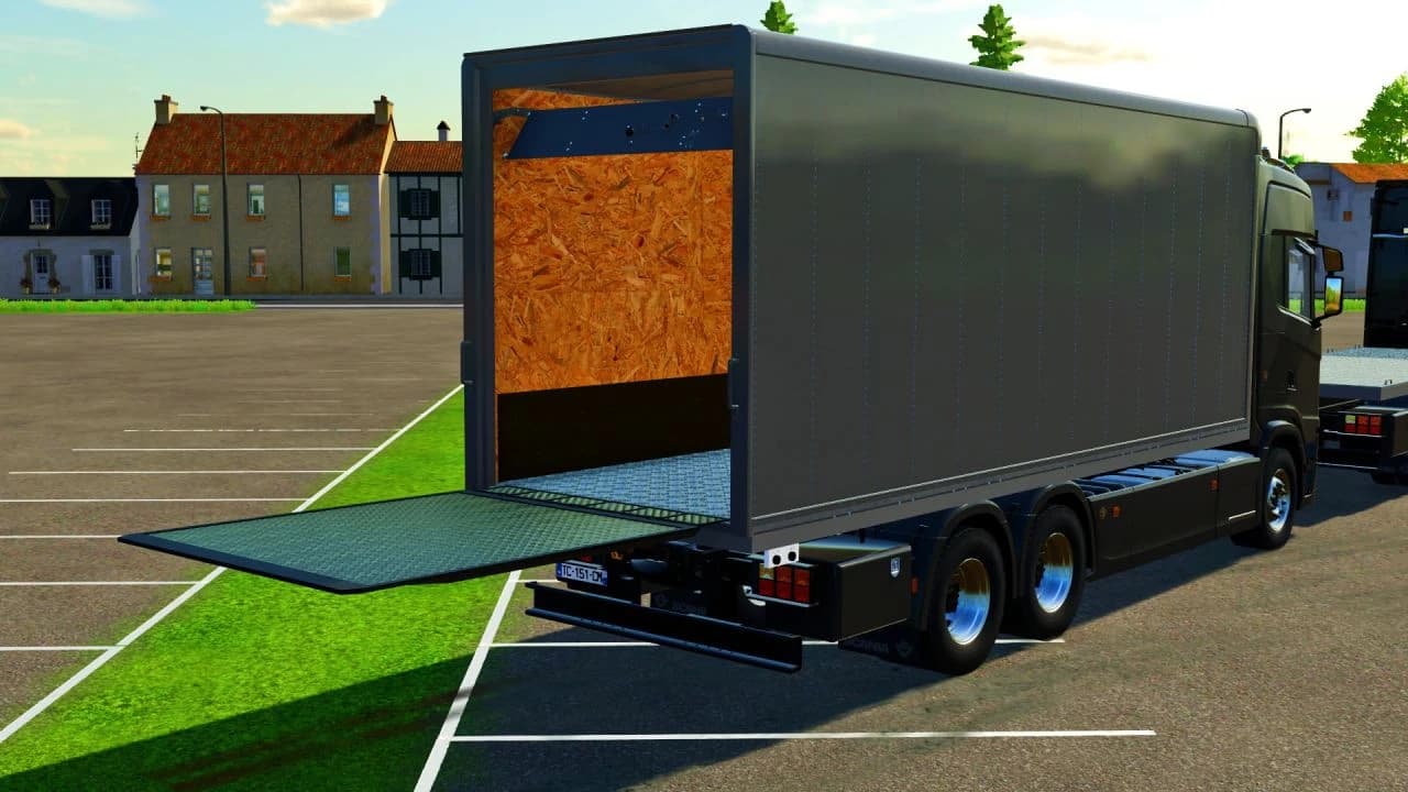 SCANIA S BOX WITH TAILGATE 4