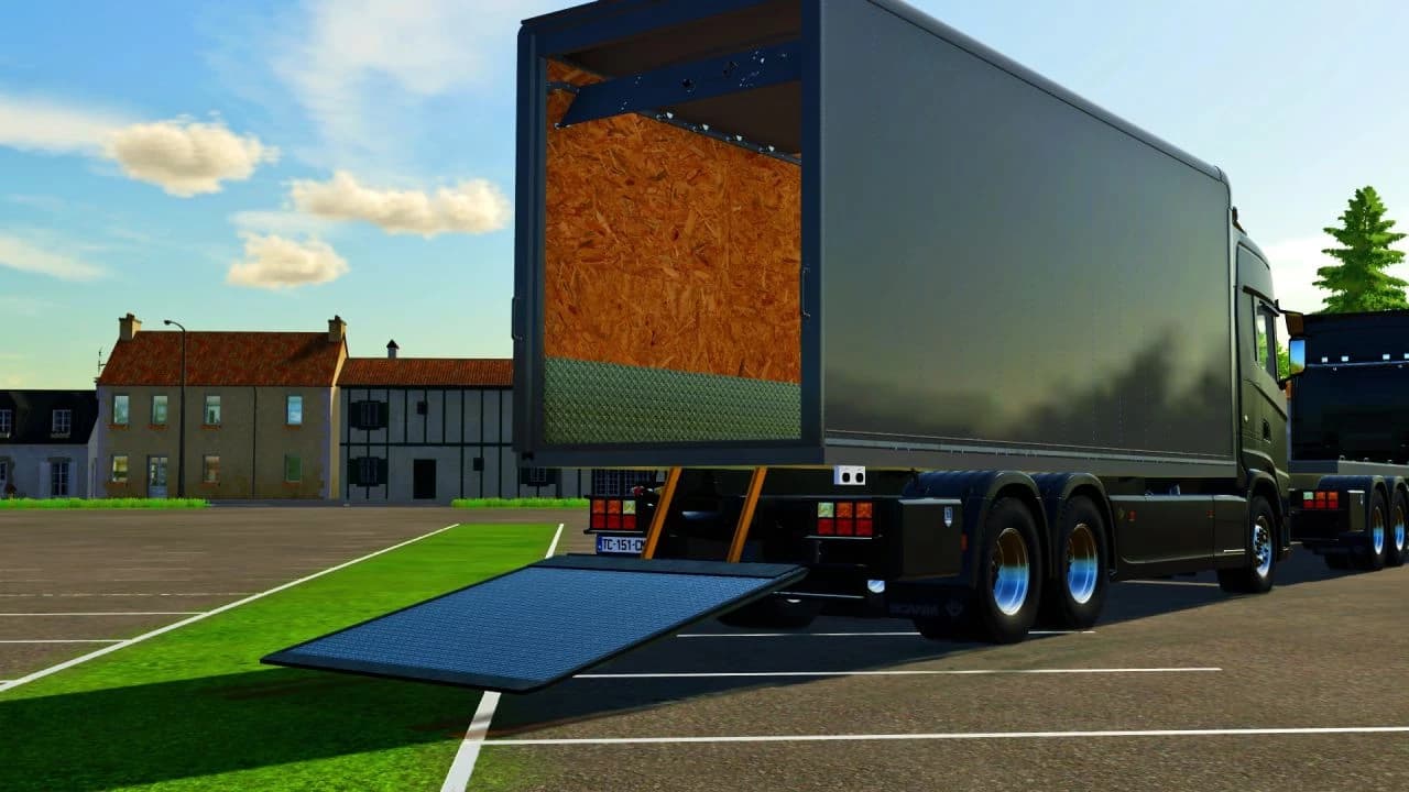 SCANIA S BOX WITH TAILGATE 3