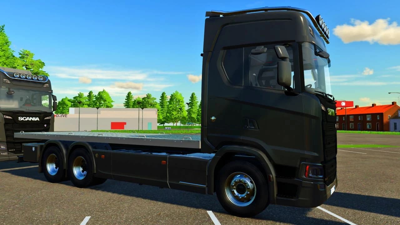 SCANIA S FLATBED TRAILER