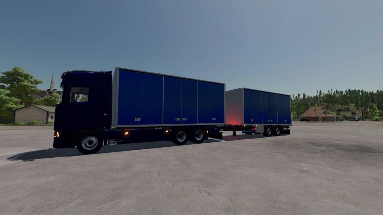 SCANIA WITH SIDEDOORS TRAILER 5