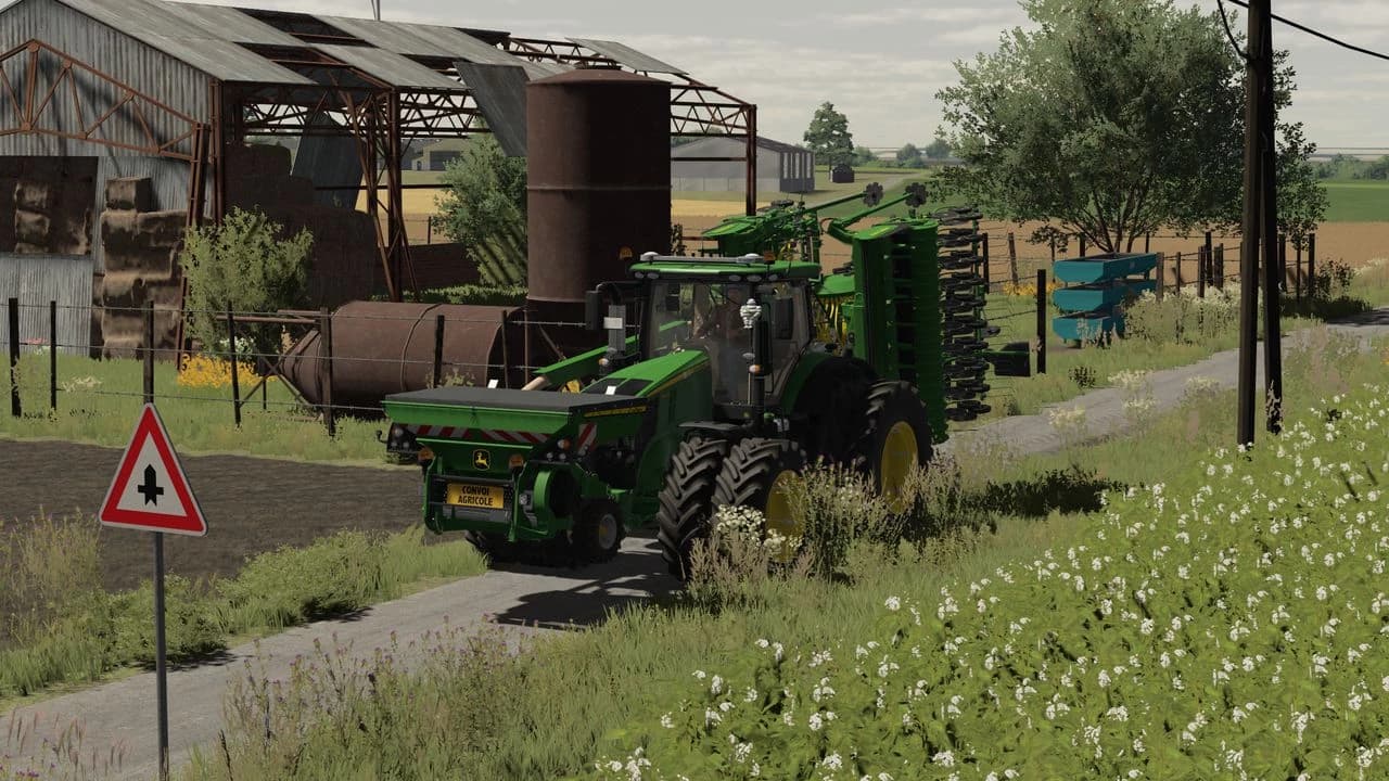 SEEDER + HOPPER JOHN DEERE 3