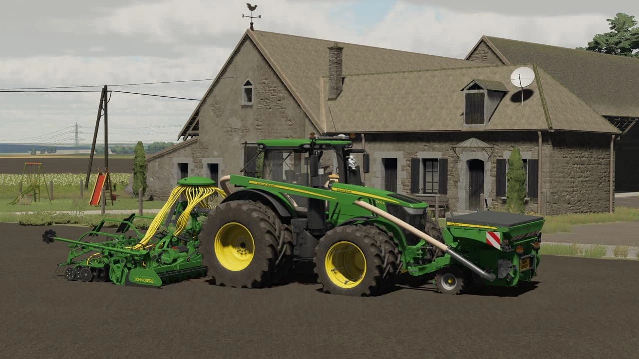 SEEDER + HOPPER JOHN DEERE 2
