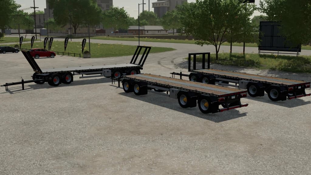 SELF BUILT BALE TRAILER 2