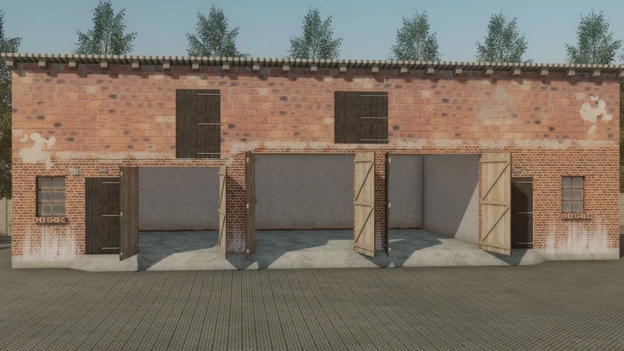 SHED WITH COWS AND GARAGE 6