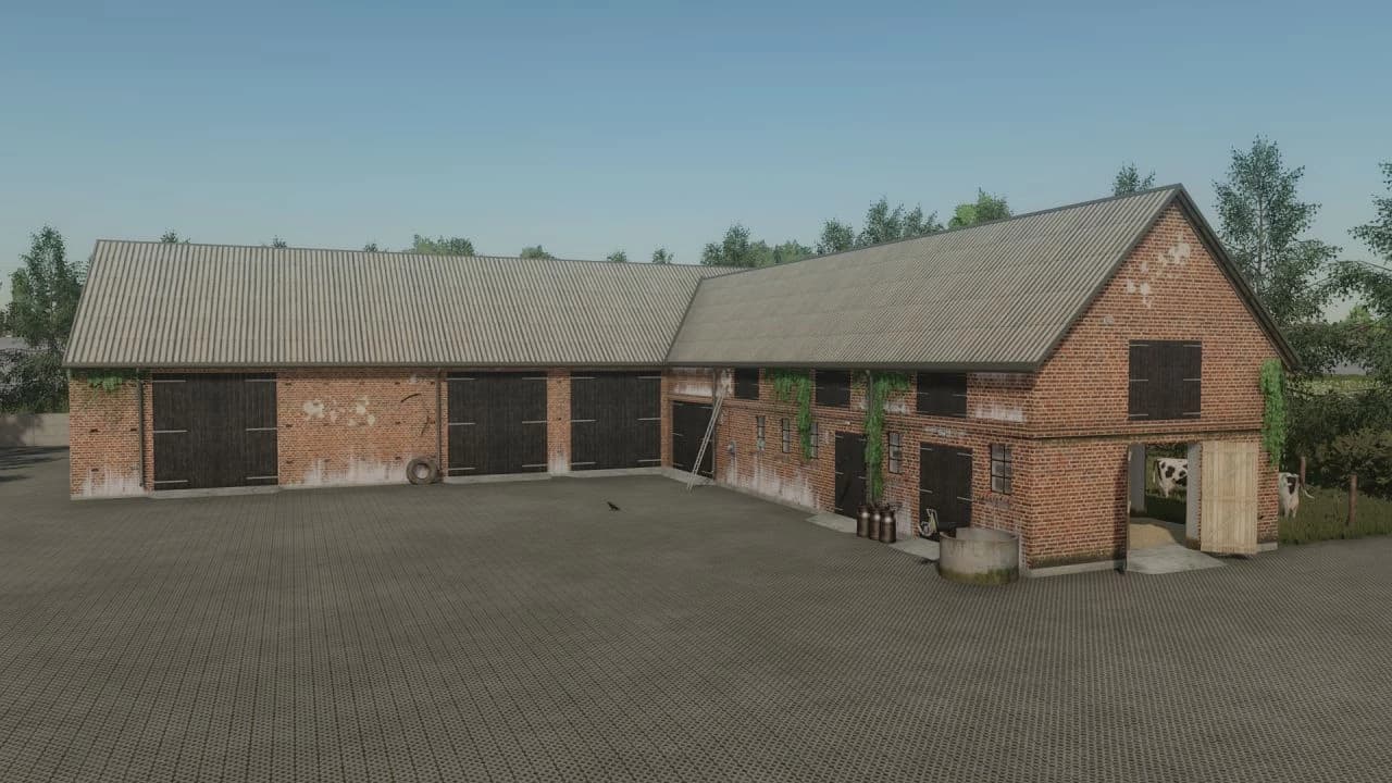 SHED WITH COWS AND GARAGE 5