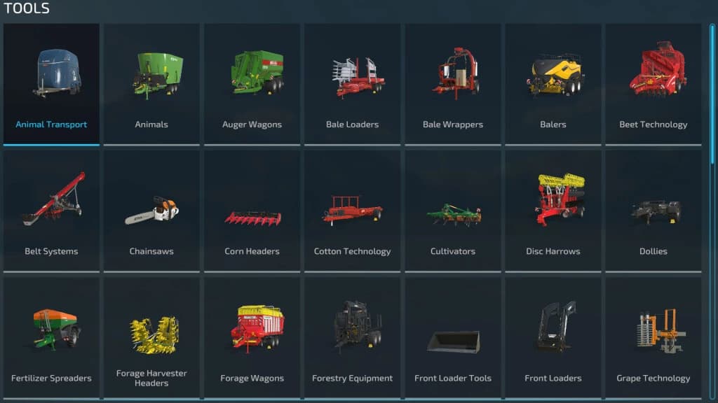 SHOP CATEGORIES SORTED