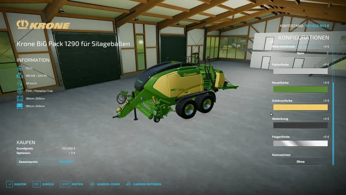 SILAGE-QUADERBALLEN PRESSE 3