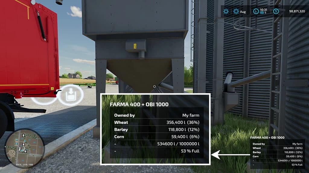 SILO FILL INFORMATION 2