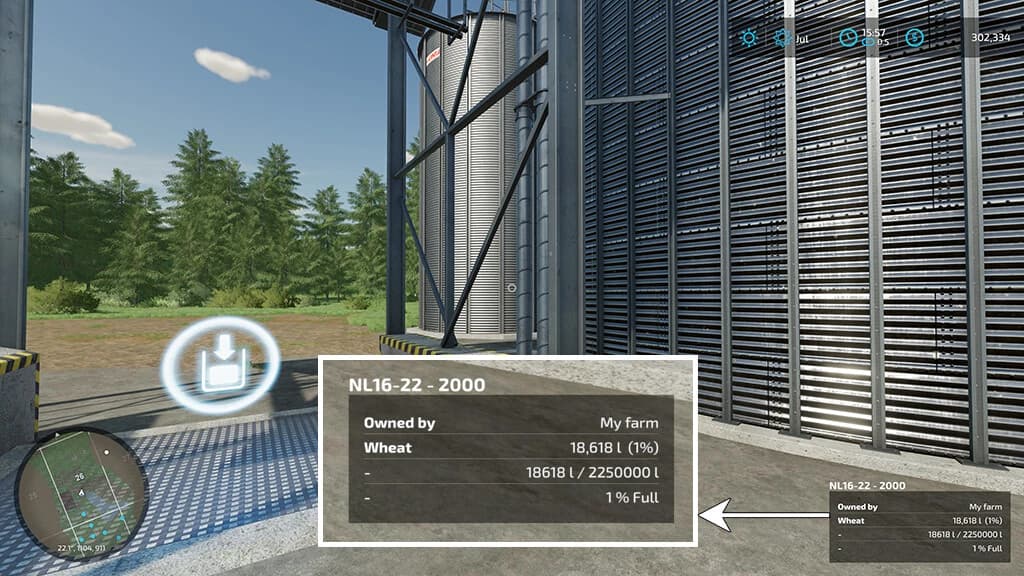 SILO FILL INFORMATION