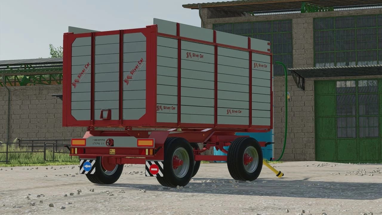 SILVER CAR 2 AXLES TRAILER 5