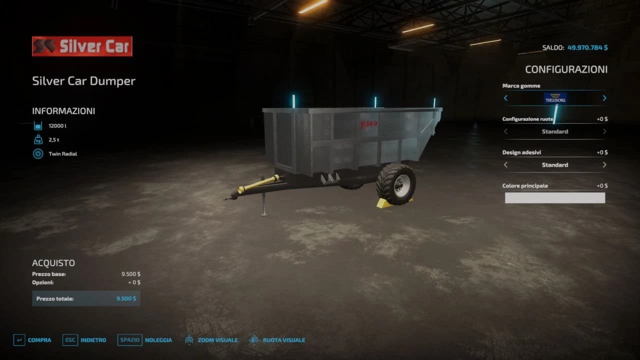 SILVERCAR DUMPER