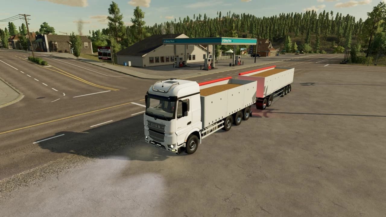 SISU GRAIN TRUCK + TRAILER 2