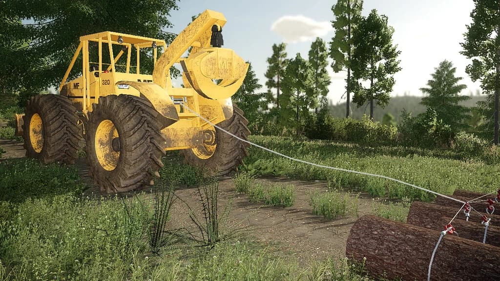 SKIDDER MF320 5