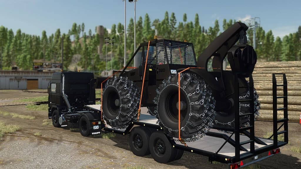 SKIDDER MF320 4