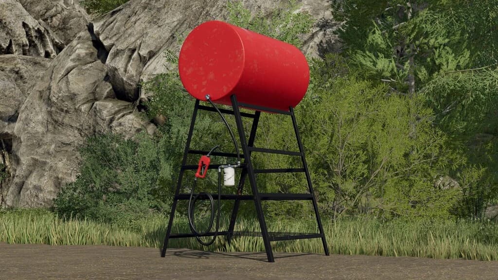 SMALL GRAVITY FUEL TANK