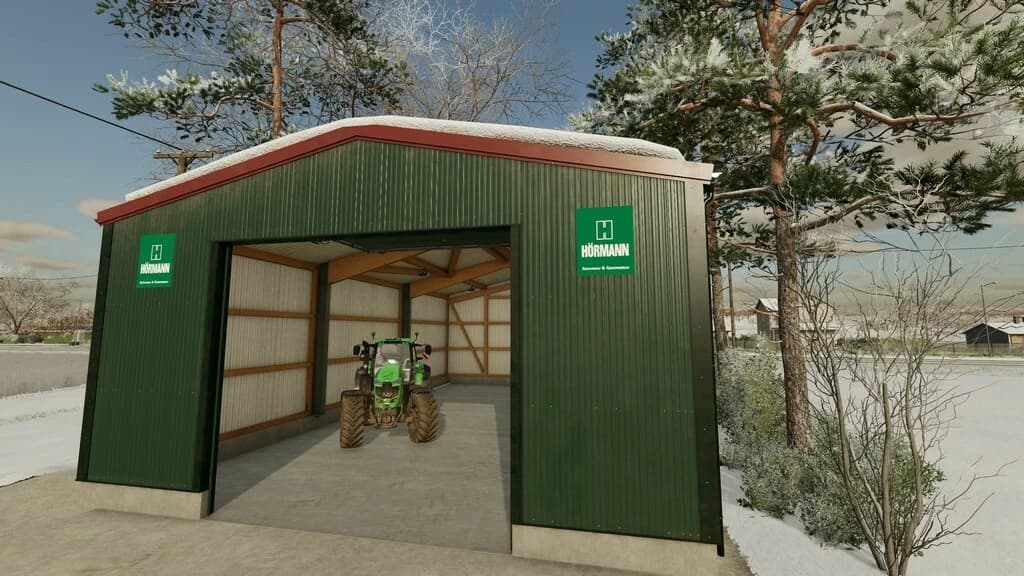 SMALL HÖRMANN GARAGE INCL. WAREHOUSE 2