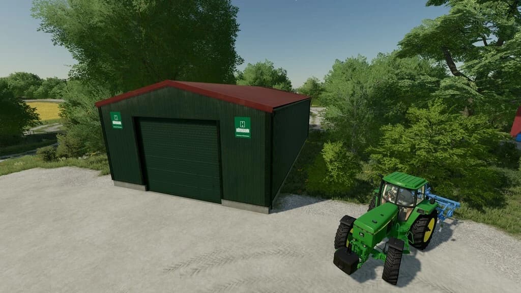 SMALL HÖRMANN GARAGE INCL. WAREHOUSE