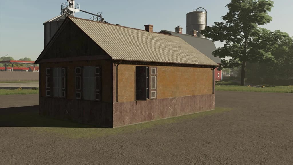 SMALL POLISH WOODEN HOUSE