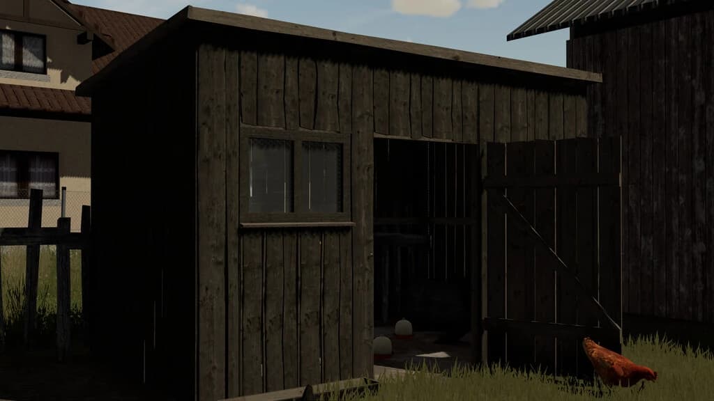 PACK WITH SMALL CHICKEN COOPS