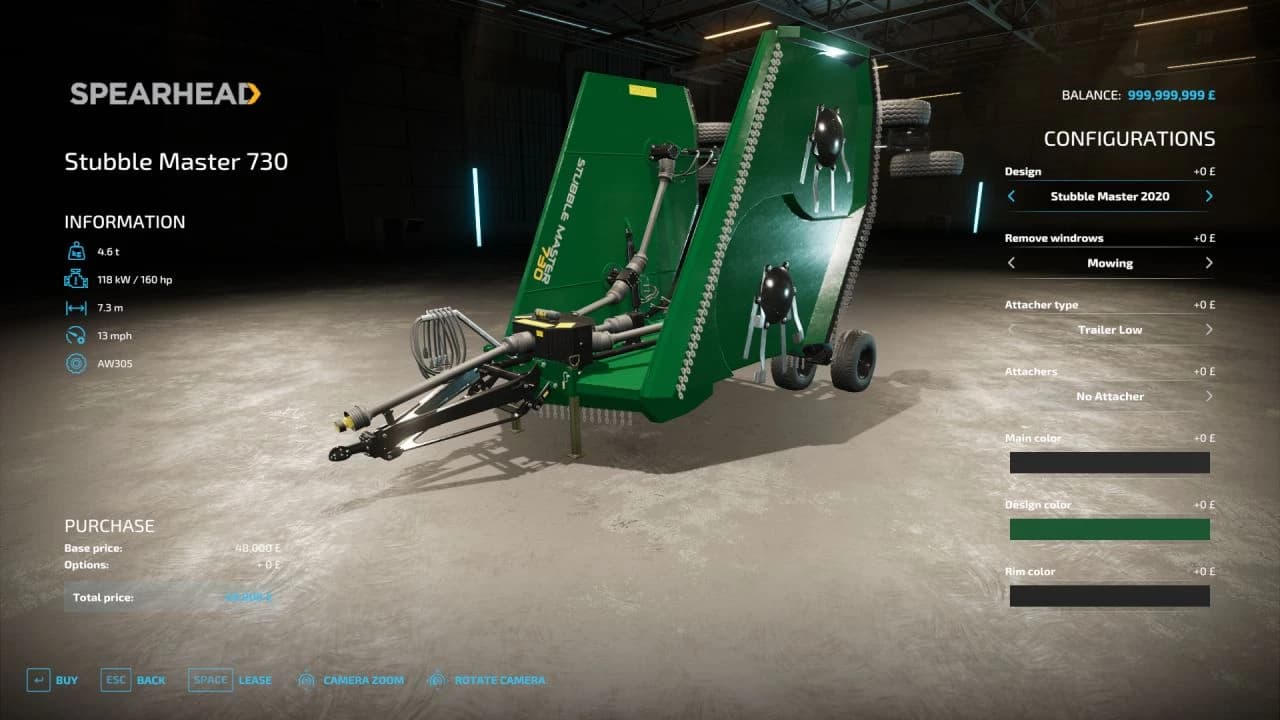 SPEARHEAD STUBBLE MASTER 730 2