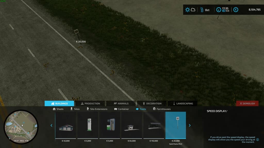 SPEED DISPLAY