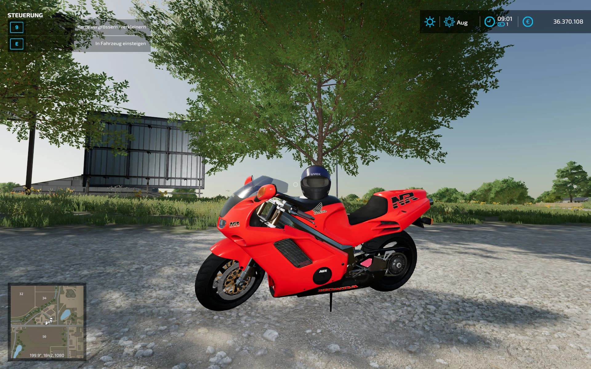 SPORT BIKE HONDA NR750 4