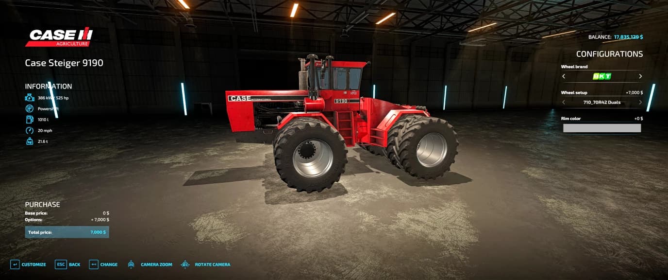 STEIGER TIGER IV & CASEIH 9190 2