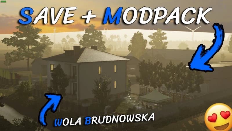 Save + Modpack WOLA BRUDNOWSKA 6