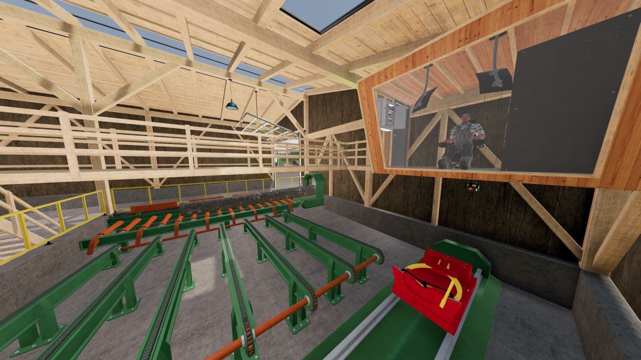 Sawmill with animations 6