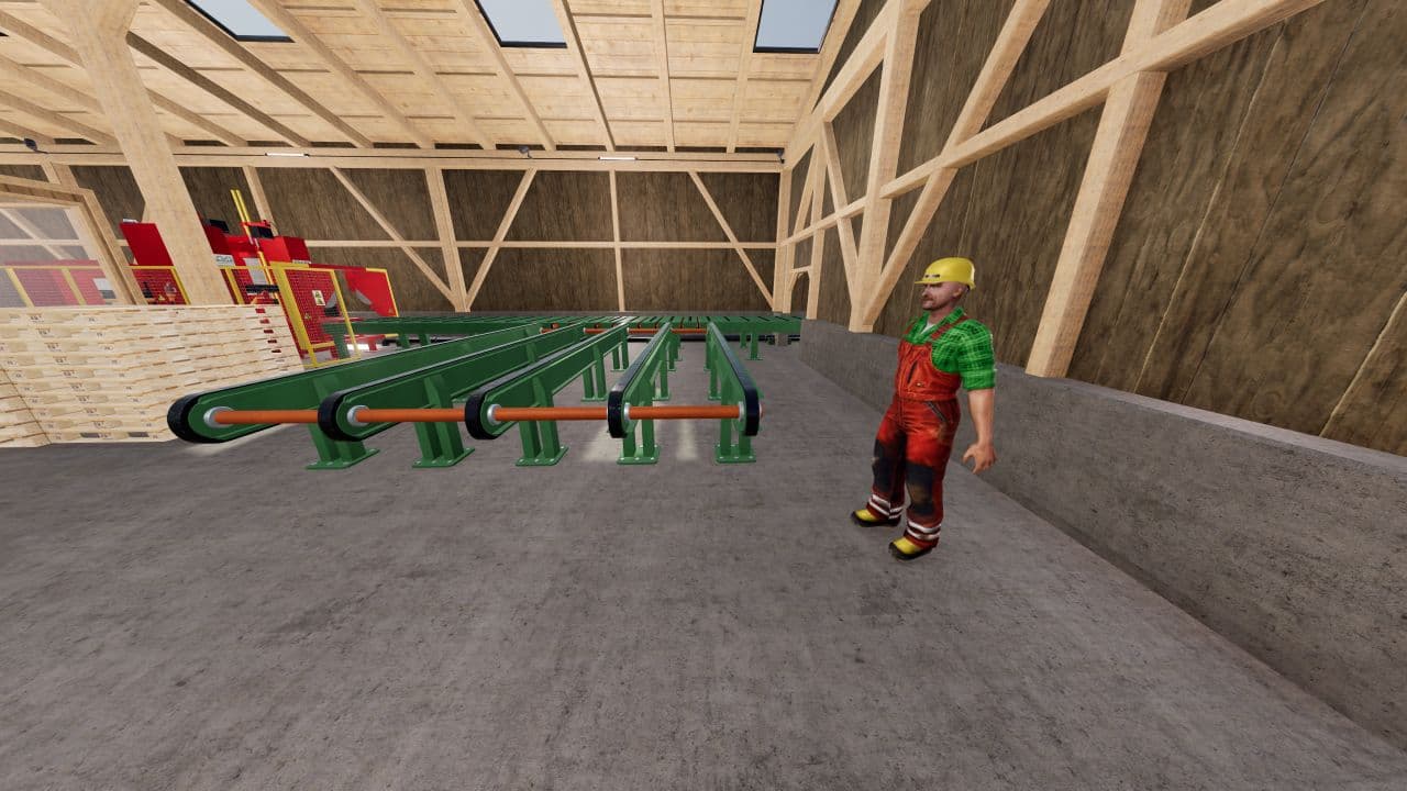 Sawmill with animations 3