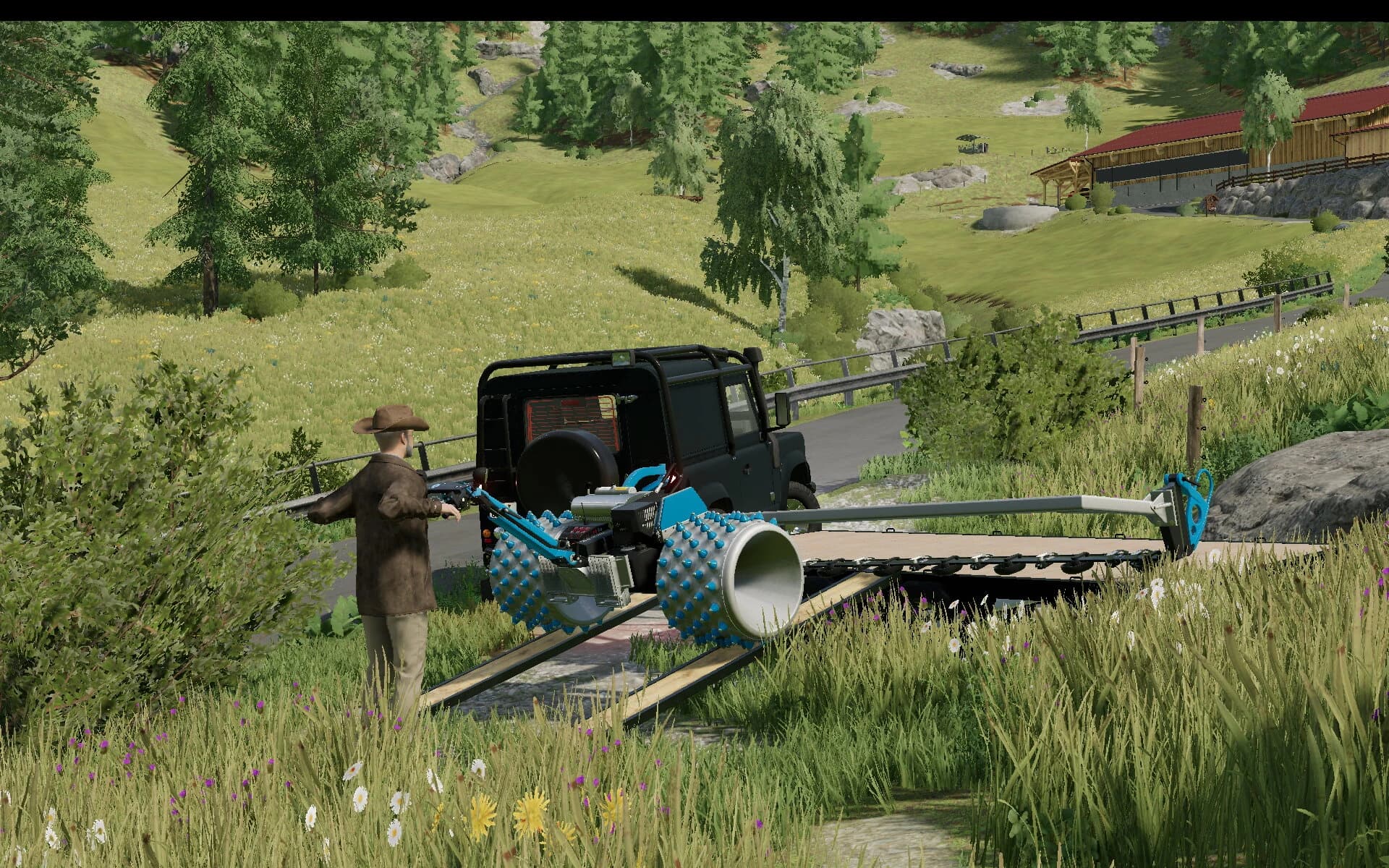Homemade car trailer