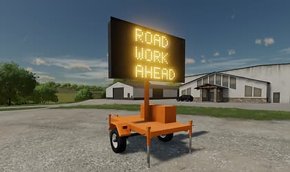 Sign board trailer