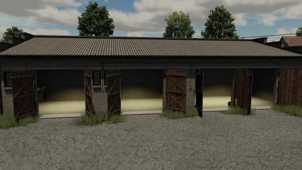 Small Brick Garage 4