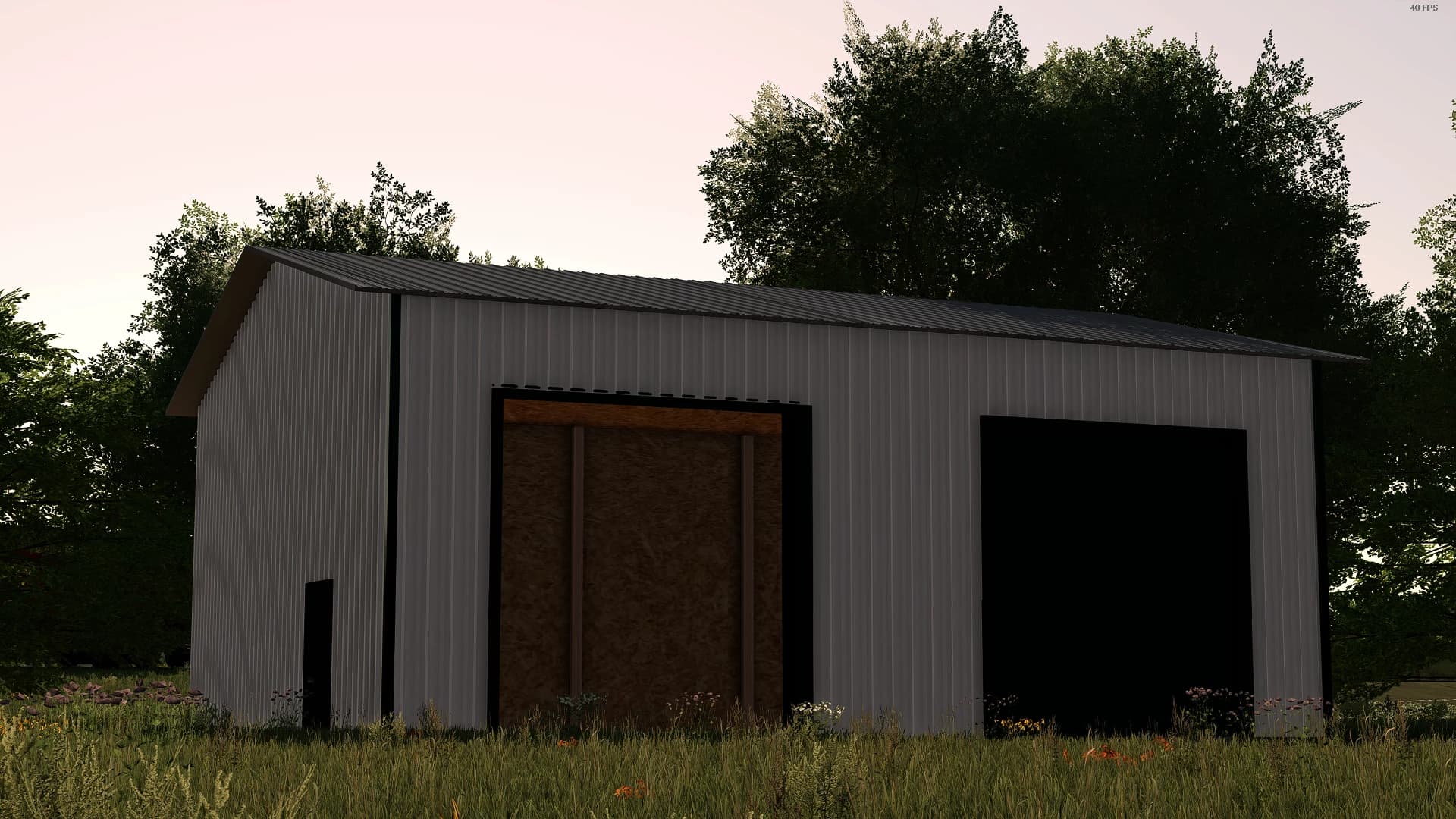 TALL WHITE GARAGE