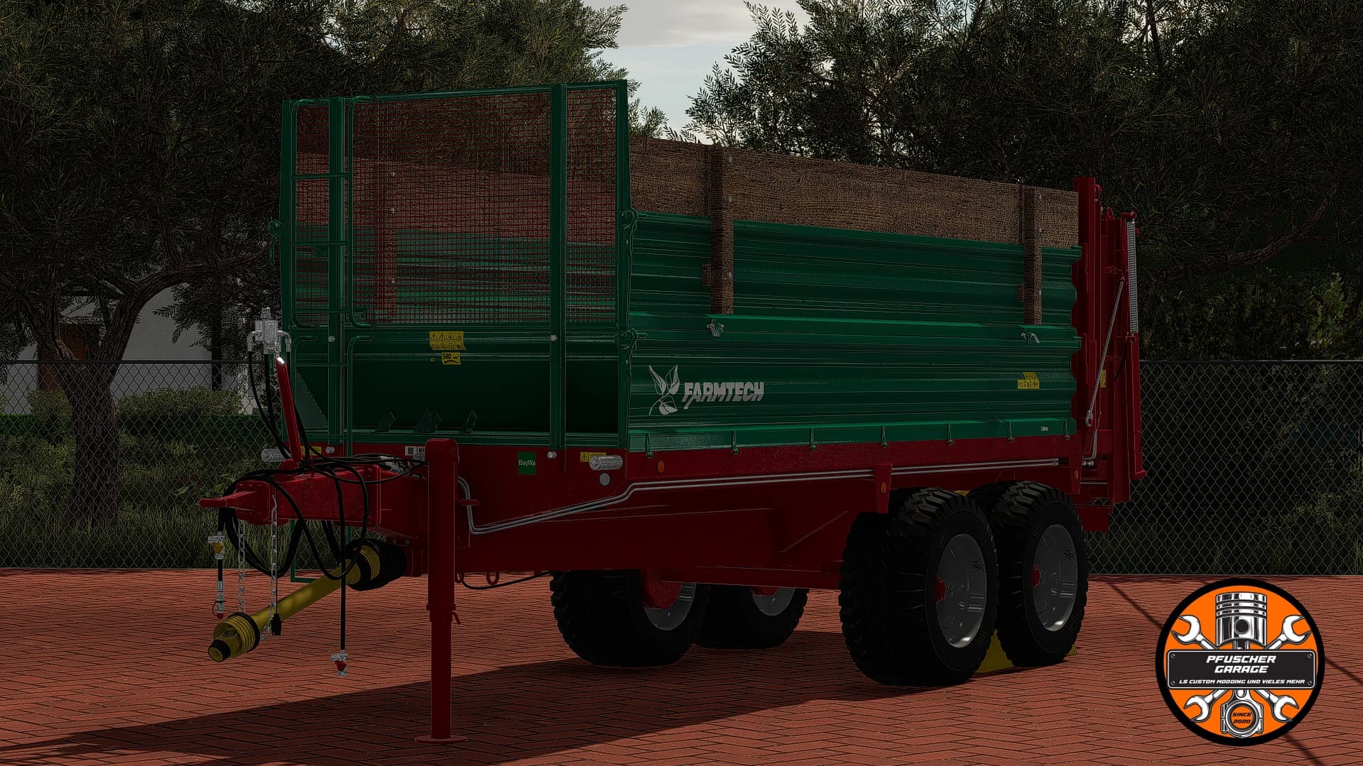 TANDEM MANURE SPREADER 8T