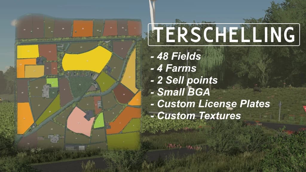 TERSCHELLING MAP