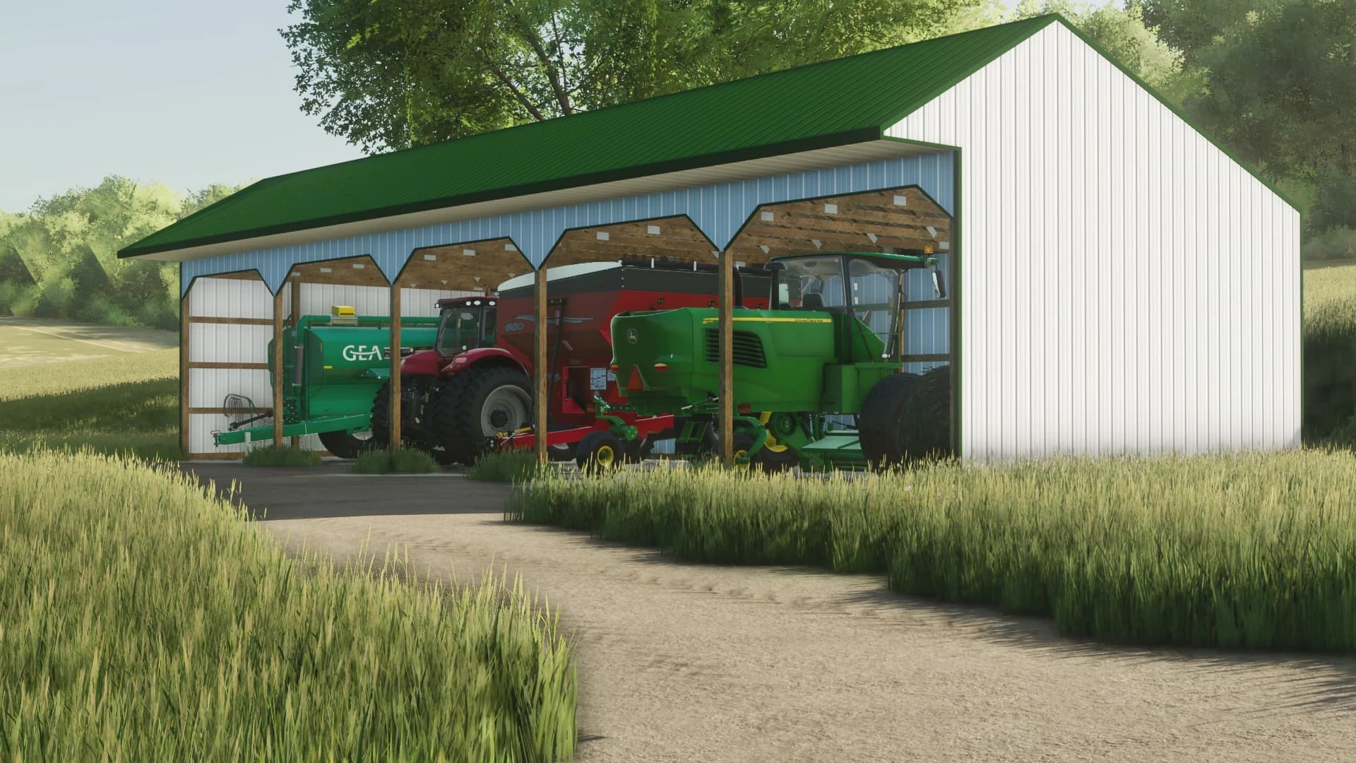THREE SIDE SHED