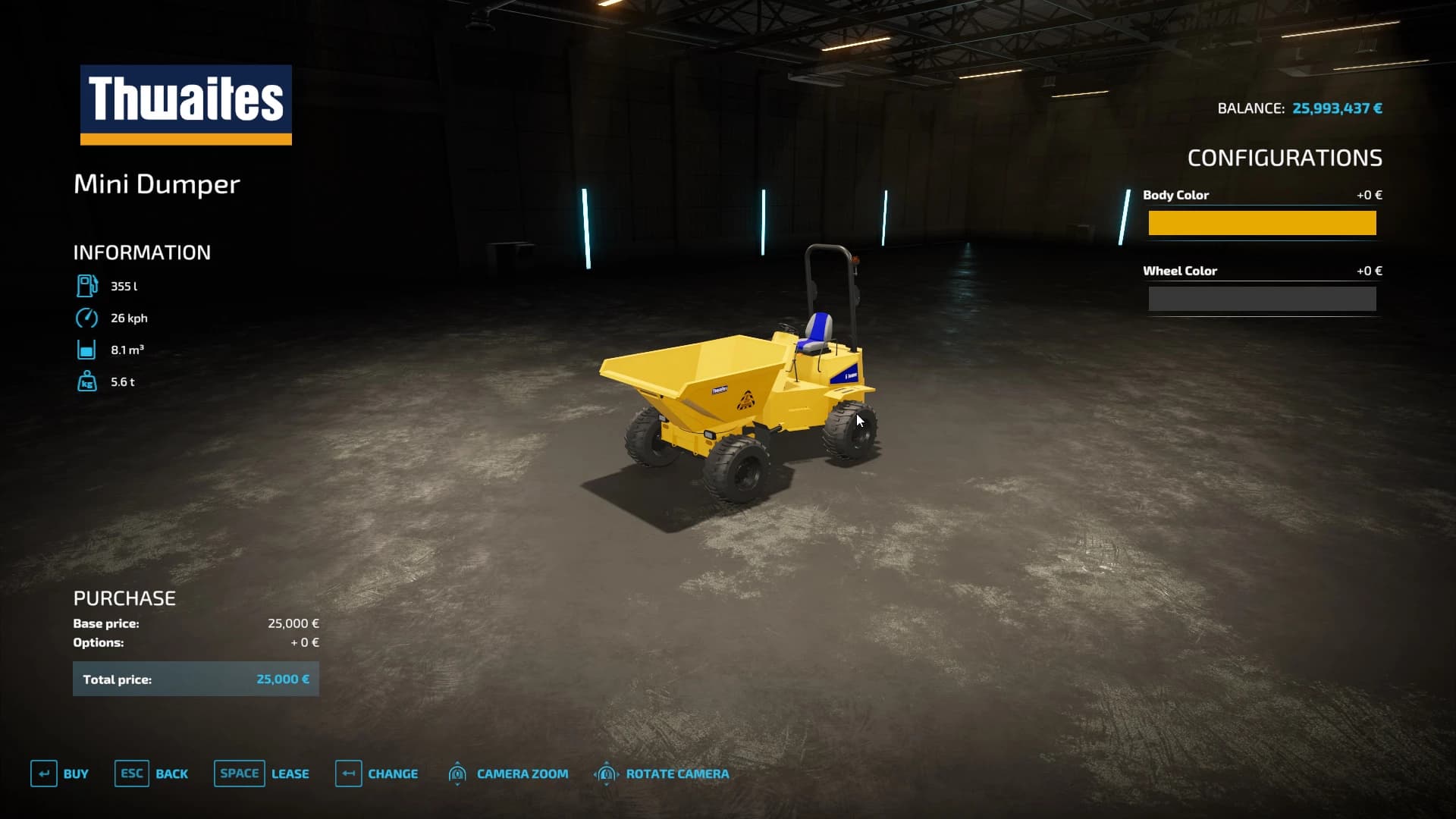 THWAITES 6T DUMPER