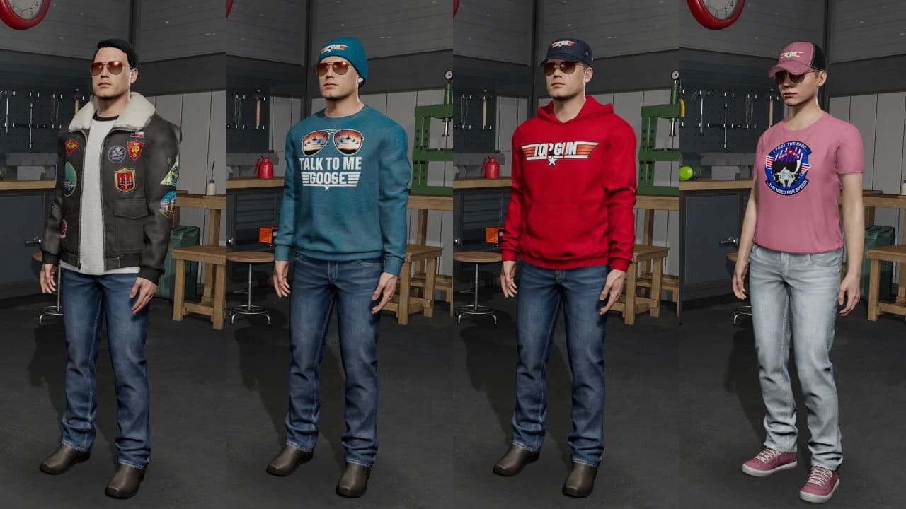 TOP GUN PACK (WARDROBE PLUS)