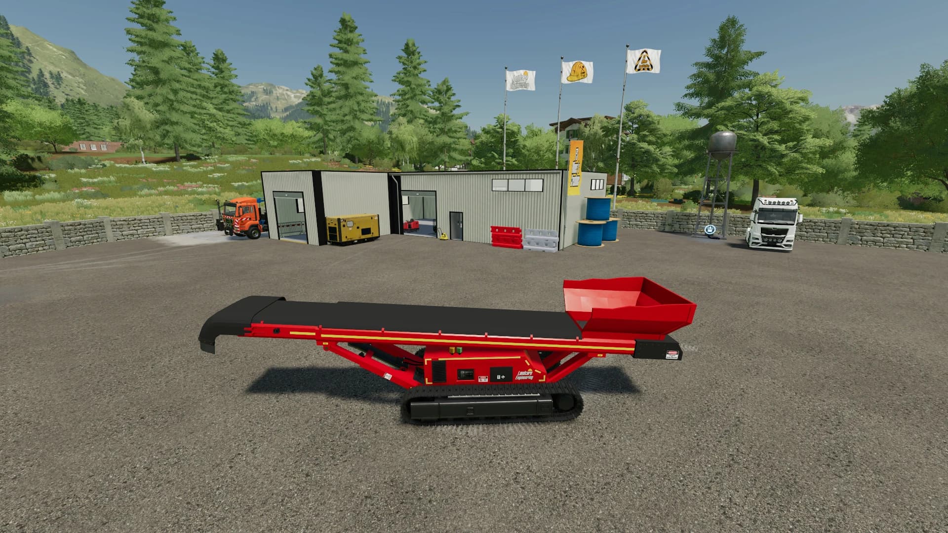 TRACKED BELT CONVEYOR