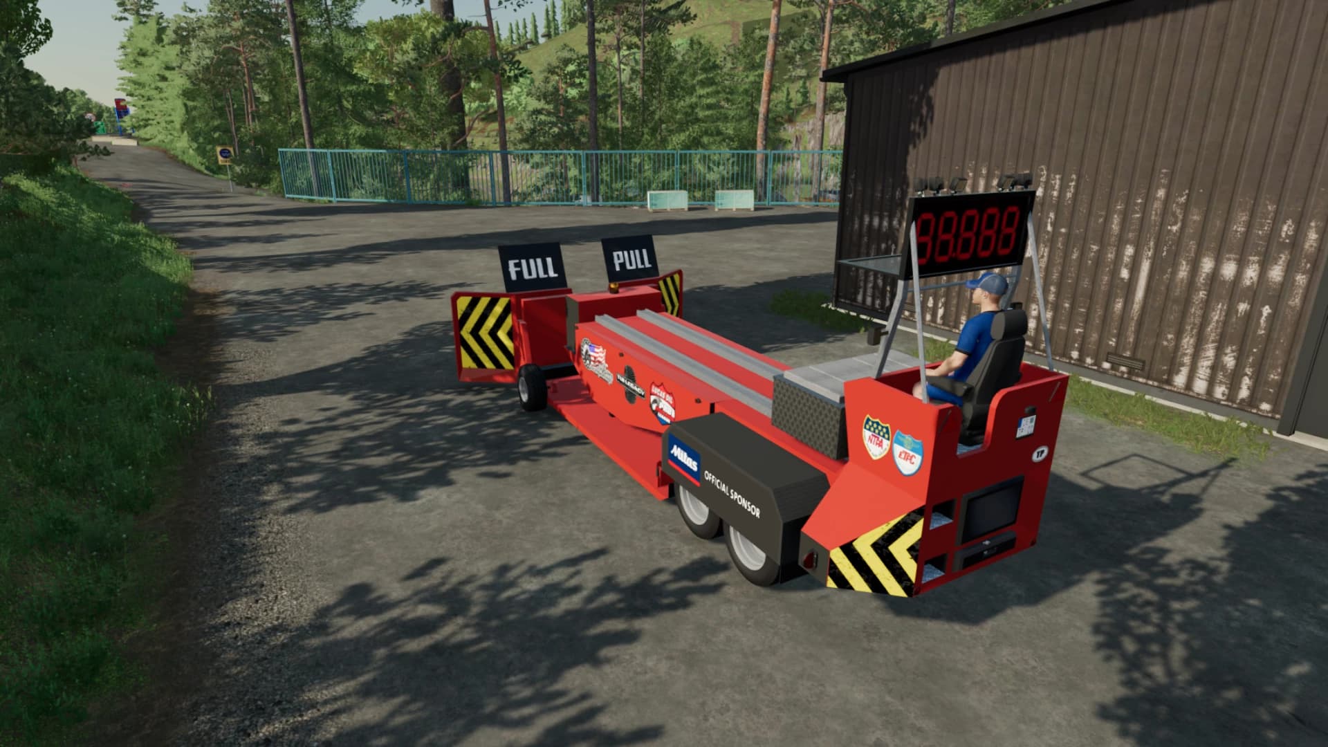 TRACTOR PULLING SLED 3