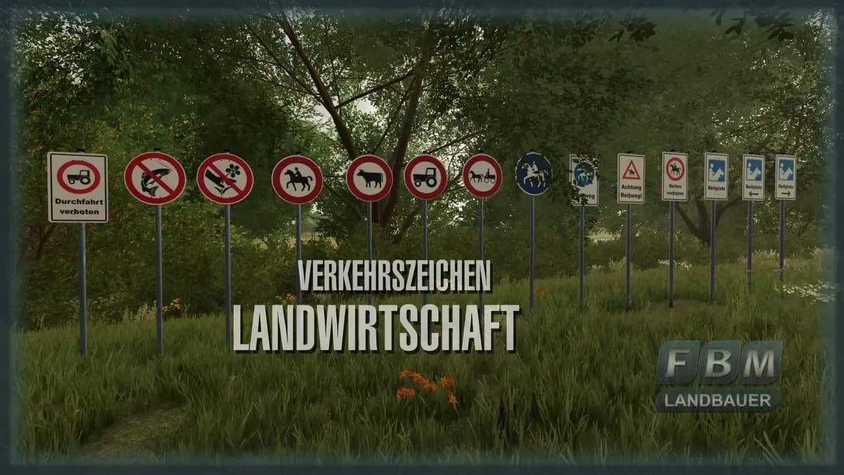 TRAFFIC SIGN AGRICULTURE 4