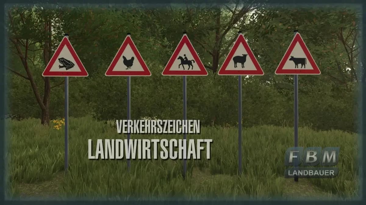 TRAFFIC SIGN AGRICULTURE 2