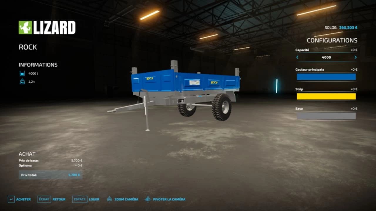 TRAILER ROCK 4T/6T 2