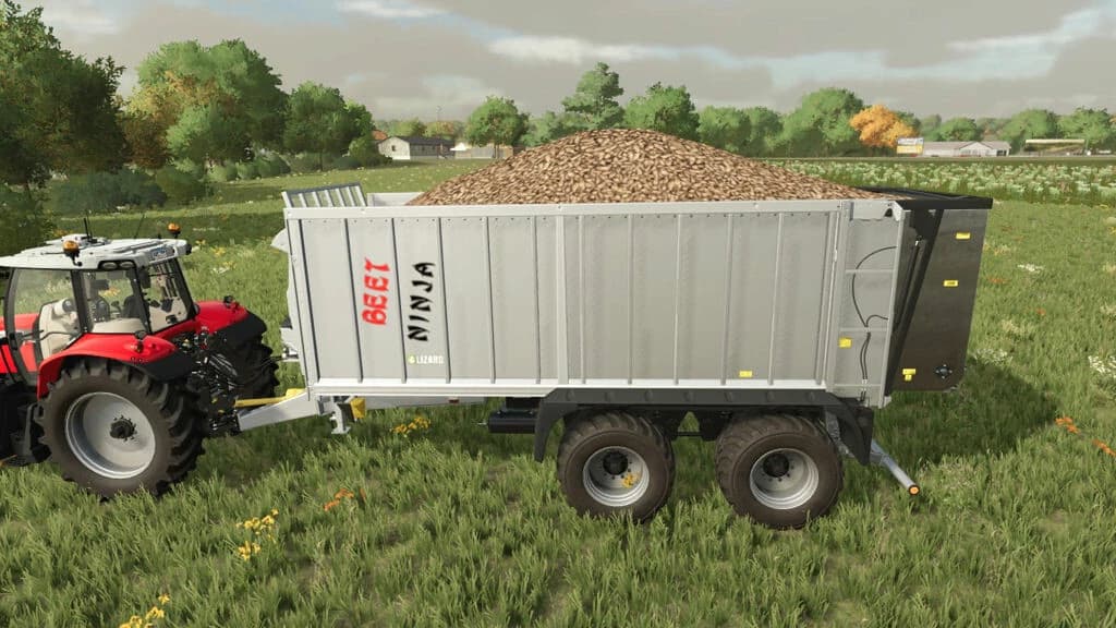 TRAILER WITH BEET CUTTER 2