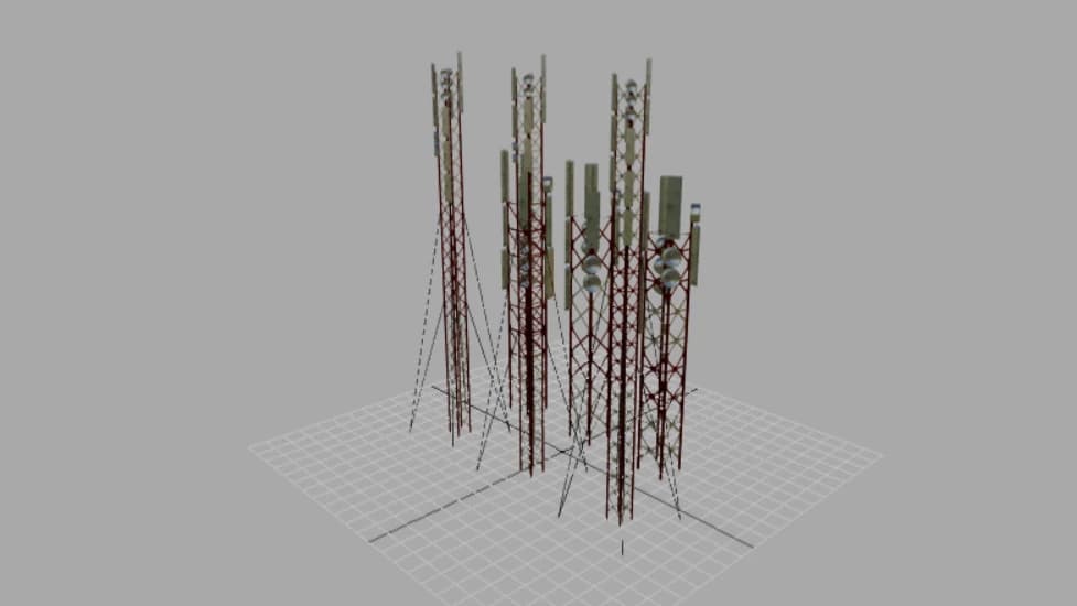 TRANSMITTER TOWER PACK (PREFAB) 2