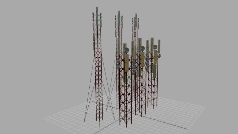 TRANSMITTER TOWER PACK (PREFAB)
