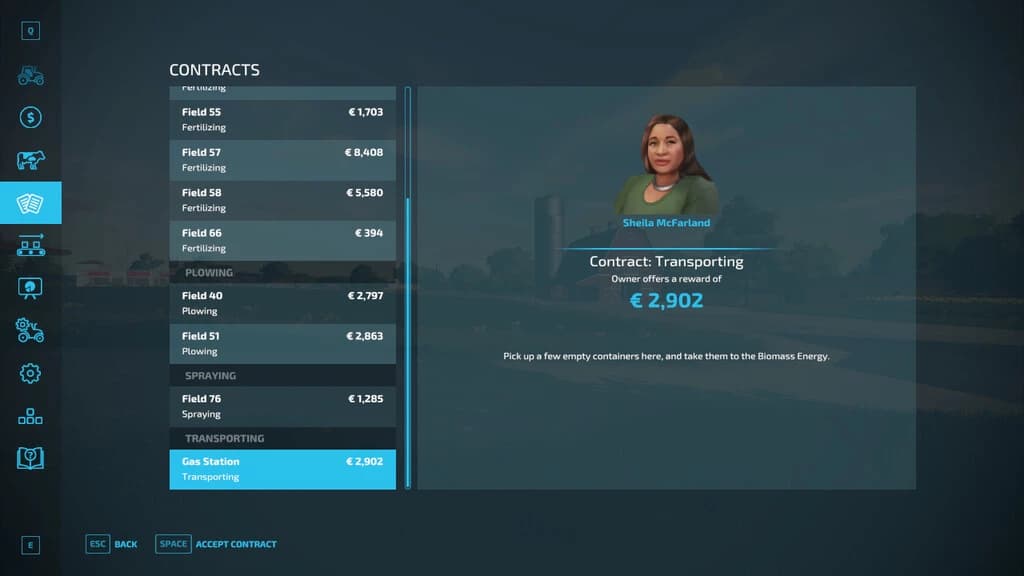 TRANSPORT MISSIONS: ELMCREEK 4